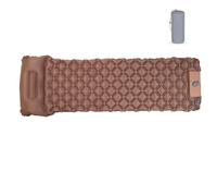 Colchoneta De Camping, Colchón Inflable Con Almohada, Esterilla Ultraligera E Impermeable, Colchón De Aire Compacto Para Senderismo, Trekking, Viajes Y Acampada En Tienda De Campaña,Brown-190*60*5cm
