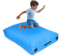 Colchoneta de Choque sensorial para niños | Grande 152 x 152 cm o 122 x 91 cm | Colchoneta de Choque para niños autistas | Aterrizaje Suave para Saltar y Jugar | Colchoneta de Choque
