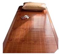 Colchoneta de dormir de bambú de verano, transpirable, enrollable, carbonizada, refrescante, ligera, 1 x 1,9 m para un sueño fresco, ideal para uso en exteriores e interiores.