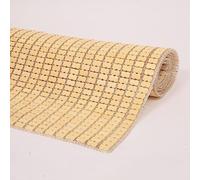 Colchoneta de dormir de bambú refrescante, transpirable y suave, colchón de verano para cama individual/doble y sofá, silla, ideal para noches calurosas (70 x 240 cm)