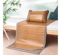 Colchoneta de dormir de verano, colchón refrescante, portátil y plegable, superficie lisa, disipación de calor, perfecto para dormitorio, escuela, hogar, uso al aire libre