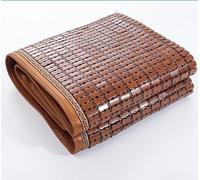 Colchoneta de dormir de verano de bambú natural, refrescante y transpirable, colchón plegable para cama, fácil de limpiar, solución de sueño refrescante para el hogar y dormitorio