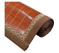 Colchoneta de dormir de verano de bambú, suave, plegable, de seda de hielo, de doble cara, 1,35 x 1,95 m, perfecta para comodidad en climas cálidos