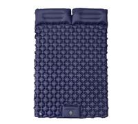 Colchoneta de dormir doble - Colchoneta inflable con almohada | Equipo de mochilero portátil | Tienda de campaña al aire libre | Cama de viaje | Colchón de aire cómodo | Soporte de sueño de