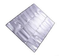 Colchoneta de dormir ligera a prueba de humedad con lámina de aluminio para acampar y uso al aire libre portátil