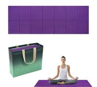 Colchoneta de dormir para camping, plegable, antideslizante, de alto rebote, lavable, suave, suministros de camping, para mujeres, hombres, niños, yoga, pilates, hogar, gimnasio, viajes, picnic, playa