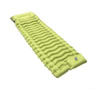 Colchoneta de dormir ultraligera con almohada integrada, alfombrilla de inflado rápido con bomba de pie para viajes (A)