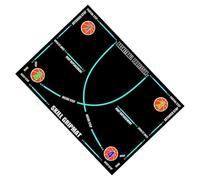 Colchoneta de Dribbling de Baloncesto,Equipo de Entrenamiento para Deportes con Pelota - Zonas de Pisada para Práctica de Baloncesto - Para Jugadores Adultos Equipos Escolares Entusiastas Del Fitness
