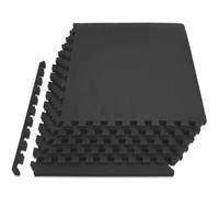 Colchoneta de ejercicios tipo puzle extra gruesa ProsourceFit de espuma EVA con baldosas entrelazadas para un suelo acolchado y protector para en