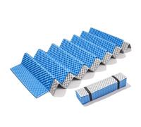 Colchoneta de espuma for dormir, estera impermeable celda cerrada for un aislamiento superior, almacenamiento compacto, plegable, portátil for senderismo y acampada(Blue)