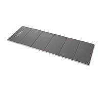 Colchoneta de gimnasia, colchoneta plegable, colchoneta deportiva extra suave, colchoneta de entrenamiento con correa de transporte, LxAxH 180x60x0,7 cm, gris