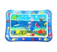 Colchoneta De Juego Acuático Inflable Con Animales Marinos Animados | Alfombra De Actividades Infantil Para Suelo Gimnasio Playa Viaje Baño Piscina Lago Río Dormitorio Guardería