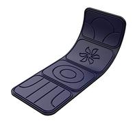 Colchoneta de masaje con calor: masaje vibratorio de cuerpo completo para aliviar dolores y molestias, dolor de espalda superior e inferior, calor calmante activado por presión.