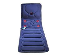 Colchoneta de masaje con calor: masaje vibratorio de cuerpo completo para aliviar dolores y molestias, dolor de espalda superior e inferior, calor calmante activado por presión.