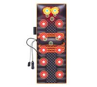 Colchoneta de masaje de cuerpo completo con calor 10 motores de vibración 20 cuello shiatsu masaje 9 Aqiong