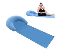 Colchoneta de playa plegable portátil con almohada inflable | Alfombra ligera antisable para siestas, tomar el sol, accesorios de viaje al aire libre, camping, jardín, piscina, relajación verano