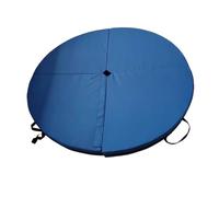 Colchoneta de Pole Dancing Colchoneta de baile en barra gruesa, portátil, redonda, plegable, seguridad, for yoga, ejercicio, fitness, impermeable, PVC, for gimnasia(Blue,160x10cm)