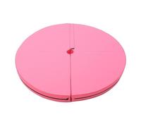 Colchoneta de Pole Dancing Esterilla de PVC 120 x 10 cm y 150 for pole dance, yoga, gimnasio, fitness, entrenamiento for mujeres, redonda, plegable protectora(150x10cm pink)
