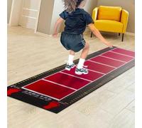 Colchoneta de salto de longitud, almohadilla de entrenamiento físico de 2,4 a 3,5 m, colchoneta de ejercicio extra larga para el suelo del hogar, colchoneta de goma para saltar la cuerda (adulto)
