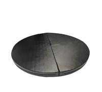 Colchoneta de Seguridad para Pole Dance Cojín de baile aéreo, protector espuma suave, plegable, impermeable, poliestireno, for el hogar(Black,120x5cm)