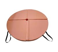 Colchoneta de Seguridad para Pole Dance Esterilla de Yoga Plegable con cojín for Suelo Baile, portátil, for Estudio y Fitness al Aire Libre(Orange)