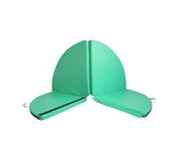 Colchoneta de Seguridad para Pole Dance Esterilla de Yoga Plegable portátil for Pole Dance, Ideal for gimnasios en casa o Estudios Interior(Green Thick 5cm)