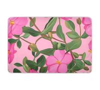 Colchoneta de viaje para niños con diseño de flores rústicas, extragrande, suave, absorbente, para entrenamiento para ir al baño, colchón de viaje para niños de 52 pulgadas de largo x 34 pulgadas de