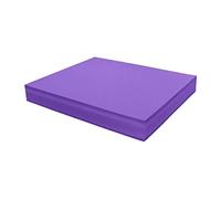 Colchoneta De Yoga Almohadilla De Equilibrio Suave Impermeable Tpe Almohadilla De Bloque Cojín De Equilibrio Grueso Balanceador Entrenamiento Físico Yoga Pilates Balance Board-Púrpura_40 X 33 X 5 Cm