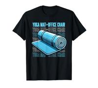 Colchoneta de Yoga, Silla de Oficina, Kundalini, Ashtanga, Hatha, Asanas Yoga Camiseta gráfica económica