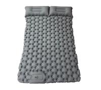 Colchoneta doble para dormir, colchoneta de camping para 2 personas, colchoneta ultraligera para exteriores con bomba de presión de pie, inf