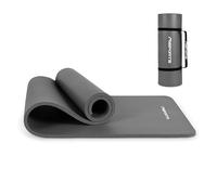 Colchoneta Fitness Premium 190 x 60, 80, 100 cm - Antideslizante, Esterilla Ideal para Gimnasia, Yoga y Pilates - Grosor de 1,5 cm - Ecológica con Cinta para Transporte y Poster, Esterilla