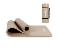 Colchoneta Fitness Premium 190 x 60, 80, 100 cm - Antideslizante, Esterilla Ideal para Gimnasia, Yoga y Pilates - Grosor de 1,5 cm - Ecológica con Cinta para Transporte y Poster, Esterilla