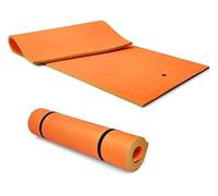 Colchoneta Flotante de Espuma for natación, Ideal for Adultos, for Actividades acuáticas en Piscinas, Lagos y Mares, for una diversión sin límites(Orange,4.5m x 1.8m x3.3cm)