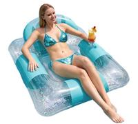 Colchoneta flotante inflable para piscina PVC Antifugas Portátil Y De Gran