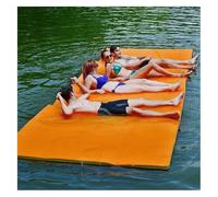 Colchoneta Flotante para el Agua, Colchoneta Flotante de Espuma Lily Pad, colchón acuático, Ideal for Playa, océano y Lago. Isla Enrollable for Relajarse Disfrutar del Agua