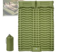 Colchoneta for dormir ultraligera for dos personas, con bomba de pie incorporada, colchonetas inflables for dormir, 10cm de grosor,compacta for mochila, senderismo,tienda de campaña de viaje