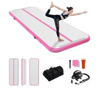 Colchoneta Gimnasia Air Tumbling Mat Ritmica 2/3/4/5/6 m Hinchable 10/20cm Gruesa Colchoneta Deportiva Uso doméstico/Entrenamiento/Rodar/Saltar/Fitness/Yoga/Entretenimiento acuático