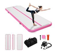 Colchoneta Gimnasia Air Tumbling Mat Ritmica 2/3/4/5/6 m Hinchable 10/20cm Gruesa Colchoneta Deportiva Uso doméstico/Entrenamiento/Rodar/Saltar/Fitness/Yoga/Entretenimiento acuático