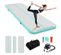 Colchoneta Gimnasia Air Tumbling Mat Ritmica 2/3/4/5/6 m Hinchable 10/20cm Gruesa Colchoneta Deportiva Uso doméstico/Entrenamiento/Rodar/Saltar/Fitness/Yoga/Entretenimiento acuático