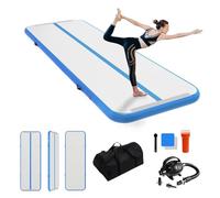 Colchoneta Gimnasia Inflable Tumbling Mat Ritmica 2/3/4/5/6 m Hinchable 10/20cm Gruesa Colchoneta Deportiva Uso doméstico/Entrenamiento/Rodar/Saltar/Fitness/Yoga/Entretenimiento acuático