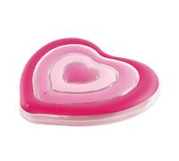 Intex Colchoneta Hinchable Gigante, 135x25x155 cm, Diseño corazón, con 2 cámaras de Aire, Incluye Parche reparación, Colchonetas de Piscina, Hinchables Playa, Juguete Agua, Flotador (58727)