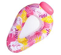 Colchoneta hinchable para piscina, balsas hinchables con reposacabezas, hamaca de agua con patrón de hoja de arce para fiestas acuáticas, fiestas de verano, tumbona para niños, tomar el sol, jardín