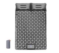 Colchoneta Inflable De Camping Ultraligera Bomba De Pie Integrada Y Almohada Incorporada Impermeable Resistente Compacta Y Plegable Para Camping Senderismo Y Aventuras Al Aire Libre,Grey-190*120*5cm