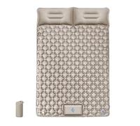 Colchoneta Inflable De Camping Ultraligera Bomba De Pie Integrada Y Almohada Incorporada Impermeable Resistente Compacta Y Plegable Para Camping Senderismo Y Aventuras Al Aire Libre,Brown-190*120*5cm