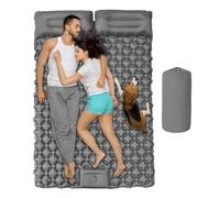 Colchoneta Inflable De Viaje | Base Acolchada Inflable 2 Plazas Impermeable - Base De Sueño Portátil para Tienda De Campaña Senderismo Parques Escalada Caminata Picnic