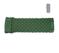Colchoneta Inflable para Acampar, Colchón De 5 Cm De Grosor con Bomba De Pie Incorporada, Esterilla Inflable con Almohada Adjunta, para Senderismo, Excursionismo Al Aire Libre,Green2-190 * 60 * 5cm