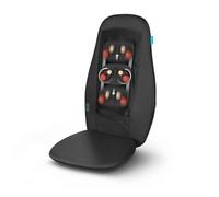 Colchoneta masajeadora Ecomed MC-15E negra con masaje shiatsu y función calor