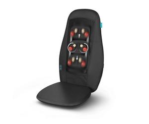 Colchoneta masajeadora Ecomed MC-15E negra con masaje shiatsu y función calor