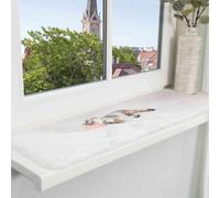 Colchoneta Nani para alféizar de ventana 90 × 28 cm gris