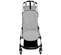 Colchoneta o funda para silla carrito compatible con Bugaboo Bee. Vichy (Gris)